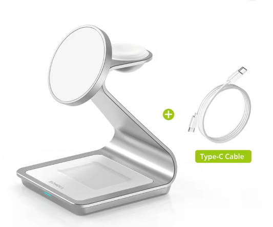 BAMİR Charge Pro™ – 3-in-1 Magnetic Wireless Charging Stand