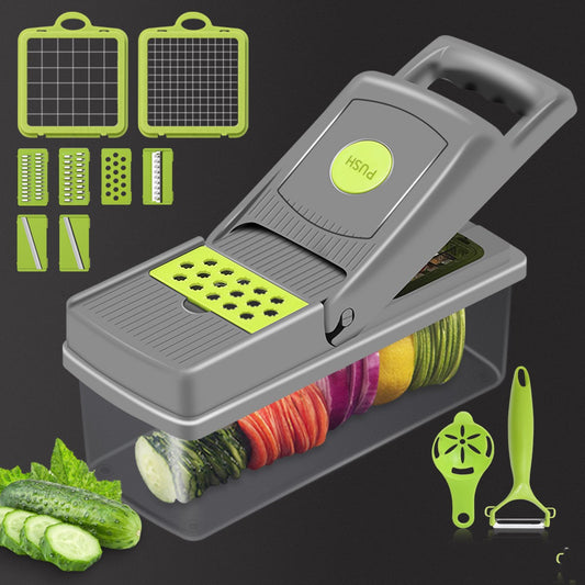 Multi-Function Vegetable Slicer & Cutter - Professional Kitchen Gadget Set