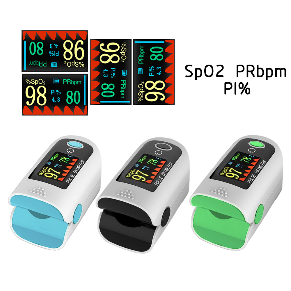 X1805P-Black Digital Fingertip Pulse Oximeter