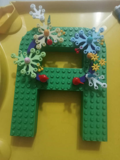 Custom 3D Printed Name Letters – LEGO-Style Decorative Gift