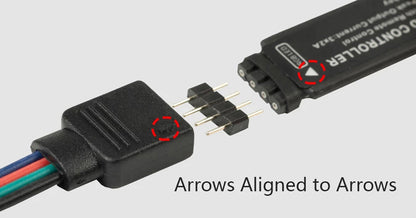 Smart RGB LED Strip Lights - Bluetooth Control USB Powered Ambient Lighting