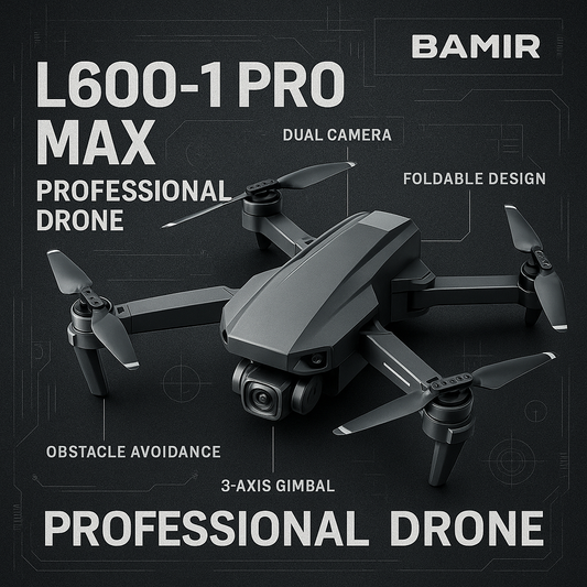 BAMİR L600-1 PRO MAX 4K/8K GPS Drone - 3-Axis Gimbal, Dual Camera, 360° Obstacle Avoidance, Professional Aerial Photography