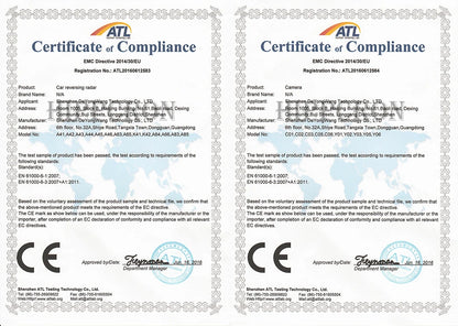 Hippcron Car Rear View Camera 8 LED Night Vision Reversing Auto Parking Monitor CCD Waterproof HD Video