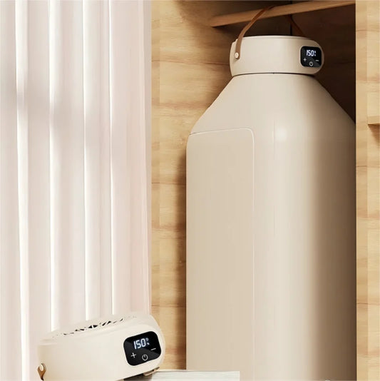 Mini Portable Clothes Dryer - Foldable Quick-Dry Hanging Smart Timer Dryer for Dorm & Home