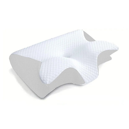 Memory Foam Cervical Pillow - 2-in-1 Ergonomic Orthopedic Neck Pain Relief Pillow