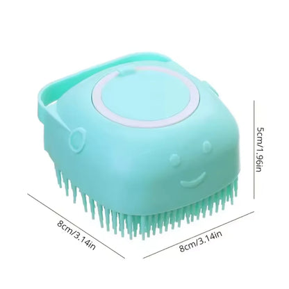 Pet Bath Massage Gloves - Silicone Grooming Brush for Dogs & Cats | Gentle Bathing & Shedding Tool