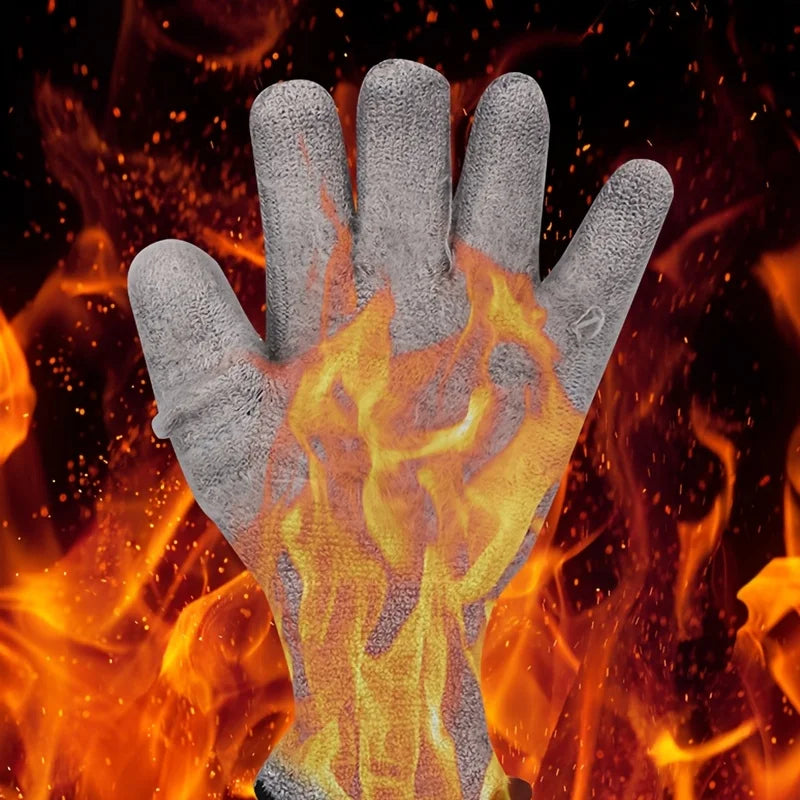 2PCS Winter Thermal Waterproof Gloves – -40°C Cold-Proof, Anti-Slip, Heat-Insulated Work Gloves for Snow, Outdoor, Construction, Fishing