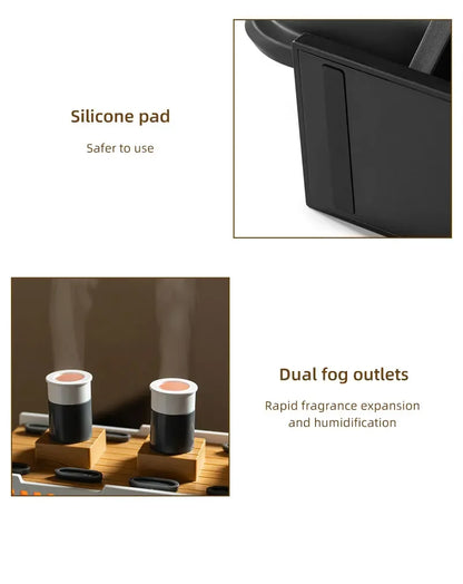 Titanic Ship-Shaped 250ml Aromatherapy Humidifier | Remote Control | LED Mist Ring | Essential Oil Diffuser for Bedroom & Relaxation – EU/US Plug