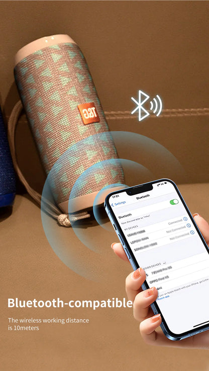 2025 Portable Bluetooth Speaker TG117 – Deep Bass, Waterproof, TWS Stereo Surround