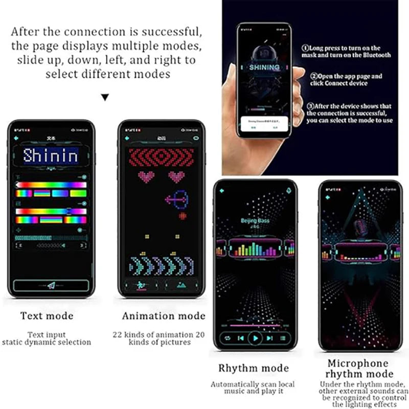 2025 LED Display Cap – APP Controlled Light-Up Hat with Custom Text, Music EQ, Emojis & Animation | DIY Programmable Glowing Cap – For Men & Women (BAMİR Online Store’s)