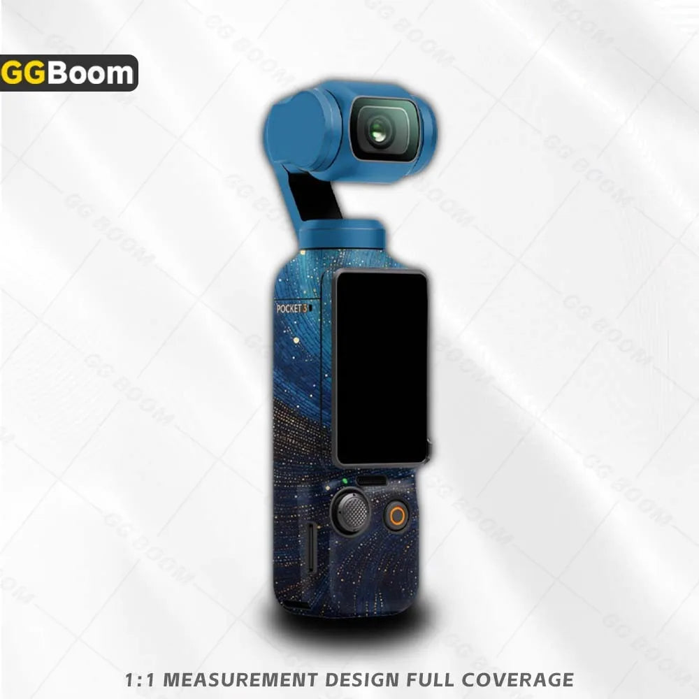 Camera Waterproof Full Body Sticker Kit Anti-Scratch Protective Film Colorful PVC Decal Accessories For OSMO Pocket 3