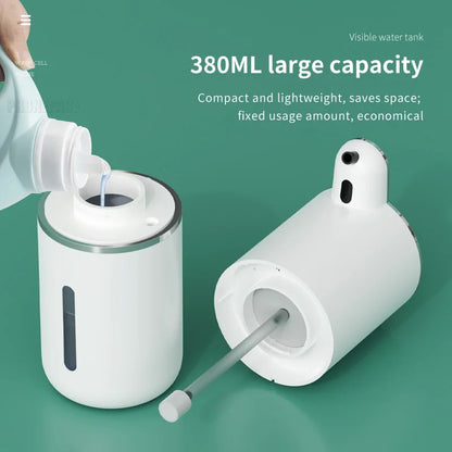 Automatic Touchless Foam Soap Dispenser – USB Rechargeable | 380ml Smart Sensor Foam Machine