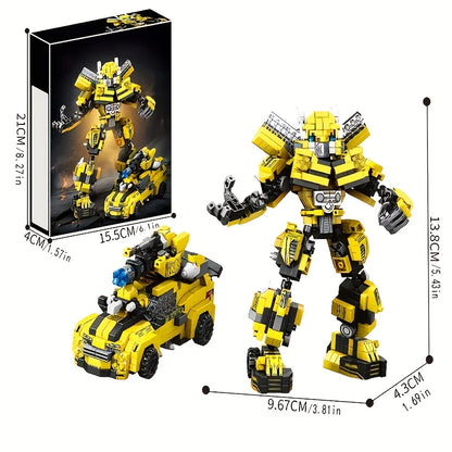 1060 Abs Building Block Toys, Building Toy Set, 2-in-1 Model Building Kit, Adult Creative Building Blocks for Home Decoration, I