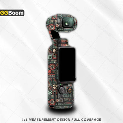 Camera Waterproof Full Body Sticker Kit Anti-Scratch Protective Film Colorful PVC Decal Accessories For OSMO Pocket 3