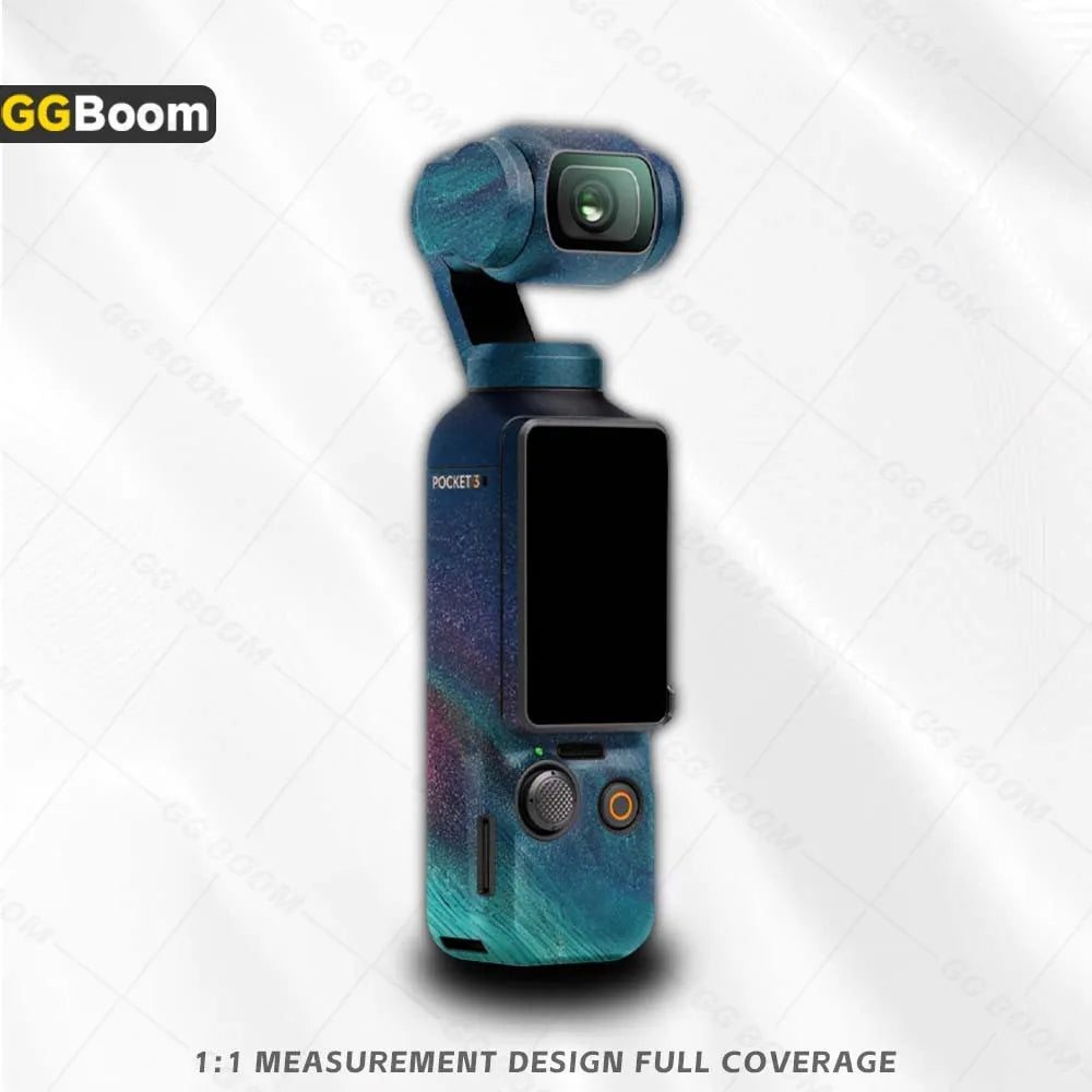 Camera Waterproof Full Body Sticker Kit Anti-Scratch Protective Film Colorful PVC Decal Accessories For OSMO Pocket 3