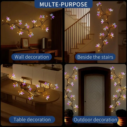Enchanted Willow Vine Light – 30 LED USB Powered Waterproof Butterfly Wall Decor