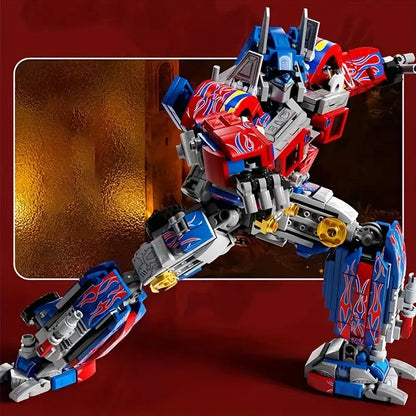 1014-Piece Transforming Car 2-in-1 Model Building Block Set - Durable Abs Blocks, Creative Construction Set, Can Be Used as Halloween, Christmas