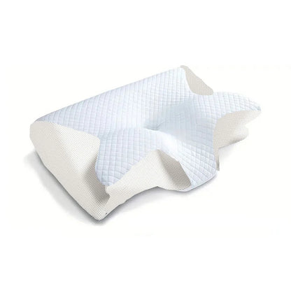 Memory Foam Cervical Pillow - 2-in-1 Ergonomic Orthopedic Neck Pain Relief Pillow