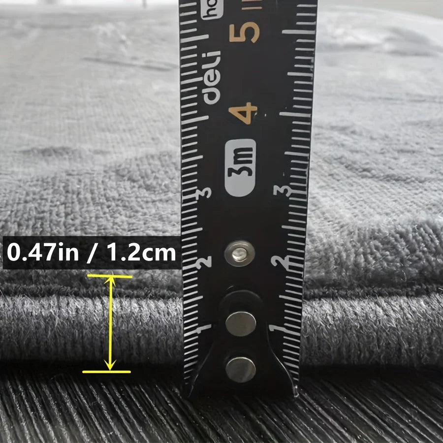 Cute Cartoon Bathroom Absorbent Anti-Slip Foot Mat – Soft Flannel, Fast Drying, Dirt-Resistant, Perfect for Shower, Entrance & Bedroom