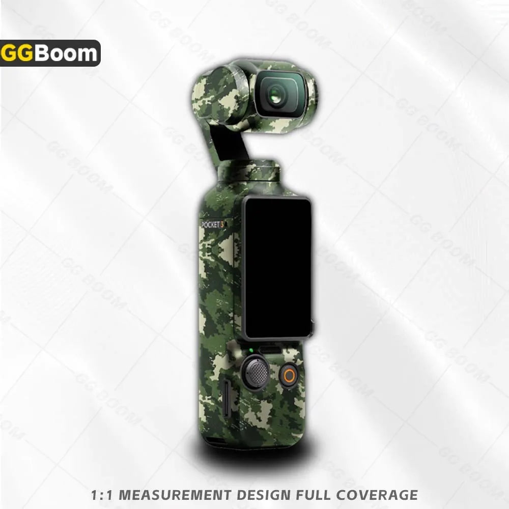 Camera Waterproof Full Body Sticker Kit Anti-Scratch Protective Film Colorful PVC Decal Accessories For OSMO Pocket 3