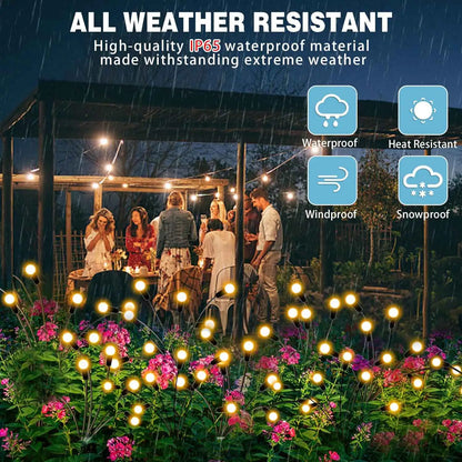 Solar Firefly Garden Lights - Waterproof LED Outdoor Decorative Lights