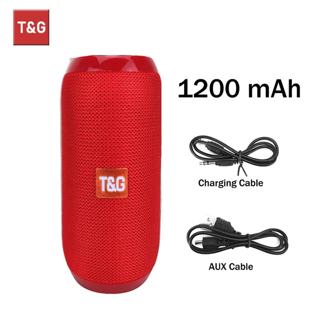 2025 Portable Bluetooth Speaker TG117 – Deep Bass, Waterproof, TWS Stereo Surround