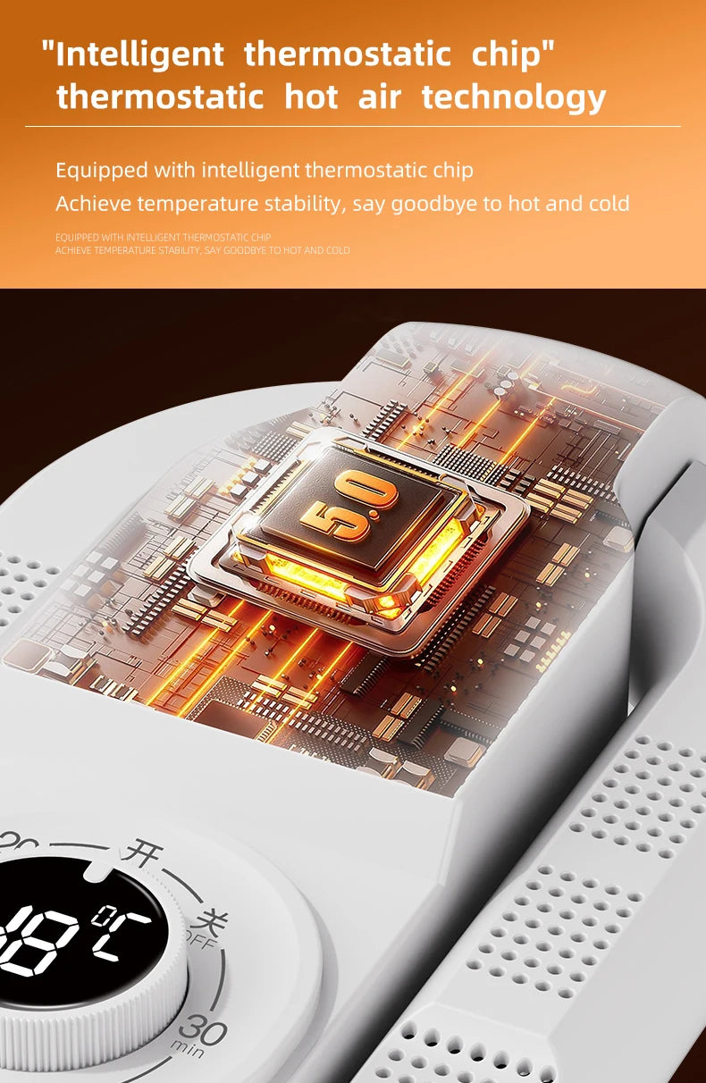 BAMİR Quick Heat Shoe Dryer - Intelligent Timer Foldable Boot & Shoe Warmer with Antibacterial Deodorization