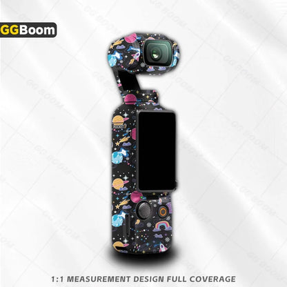 Camera Waterproof Full Body Sticker Kit Anti-Scratch Protective Film Colorful PVC Decal Accessories For OSMO Pocket 3
