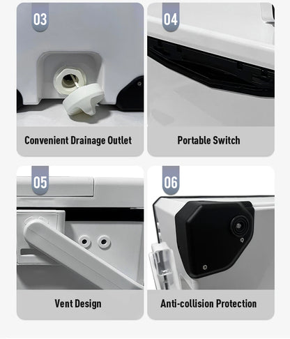 Outdoor Insulated Fishing Cooler Box – 10L & 25L Options – Multi-Function Live Bait Tank, Ice Storage, Portable Fishing Gear Box
— BAMİR Online Store’s