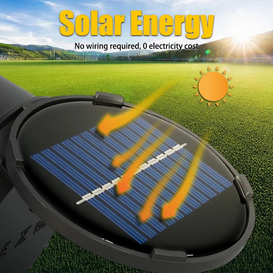 Solar LED Spotlight Outdoor – 1/2 Pack RGB & Warm/White Options | Waterproof Garden Landscape Light for Yard, Pathway & Trees