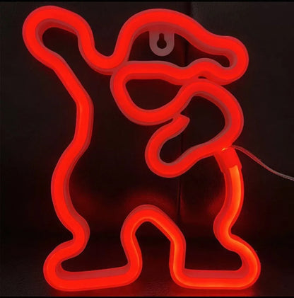 LED Neon Sign Light - Customizable Indoor Decor for Bedroom, Party, Bar & Home