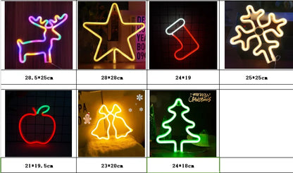 LED Neon Sign Light - Customizable Indoor Decor for Bedroom, Party, Bar & Home