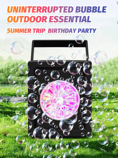 BAMİR™ Auto Bubble Machine – 10-Hole Electric Bubble Blower for Parties, Kids, Outdoor & Events