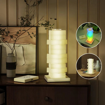 DIY Color Night Light - 15W Wireless Charging Phone Stand with Ambient Lamp