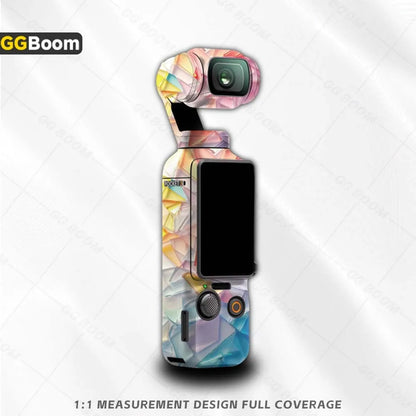 Camera Waterproof Full Body Sticker Kit Anti-Scratch Protective Film Colorful PVC Decal Accessories For OSMO Pocket 3