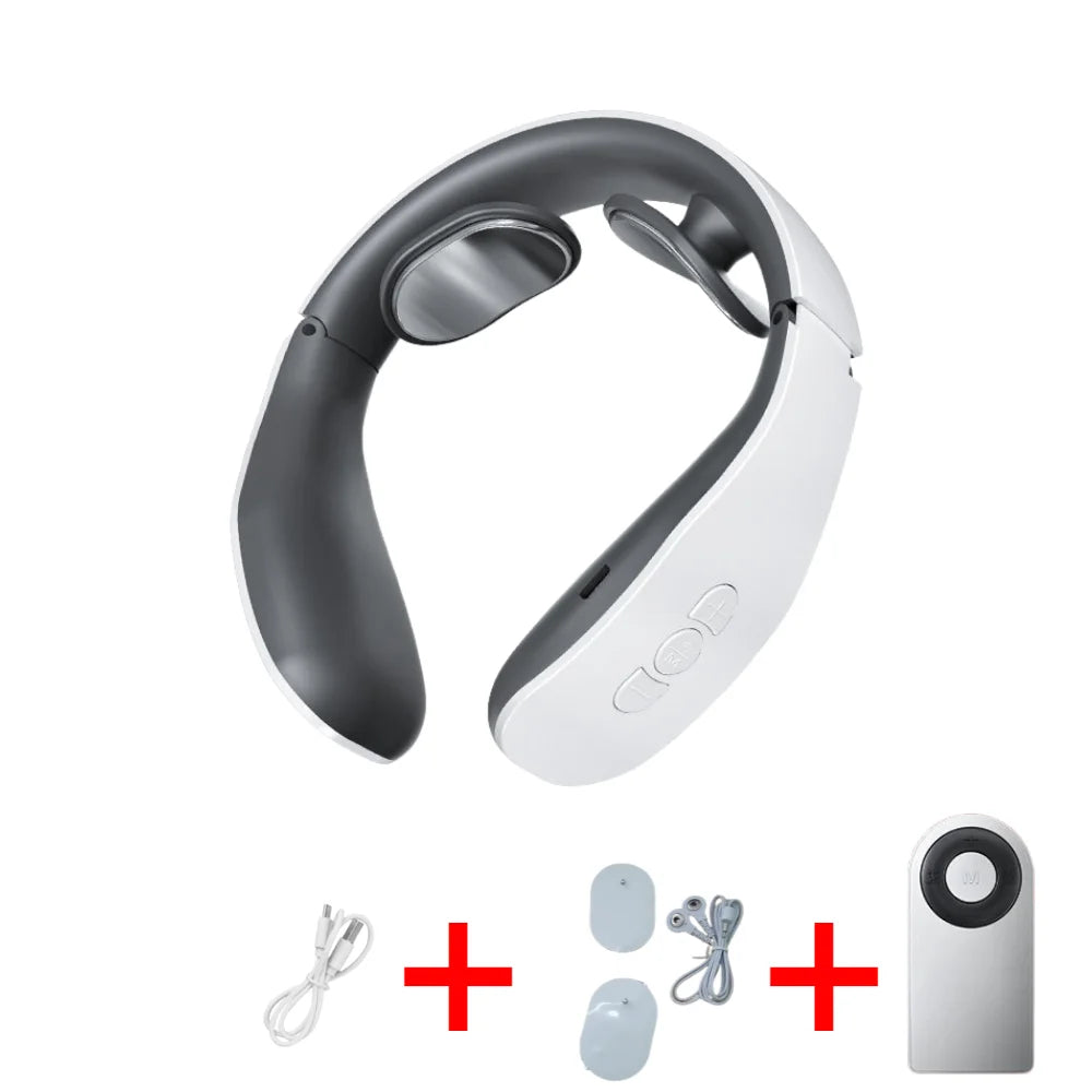 Electric Neck & Shoulder Pulse Massager – 9-Level Adjustable Heat Therapy, Cervical Spine Relaxation & Pain Relief Device (Type1 / Type2 Options) – BAMİR Online Store