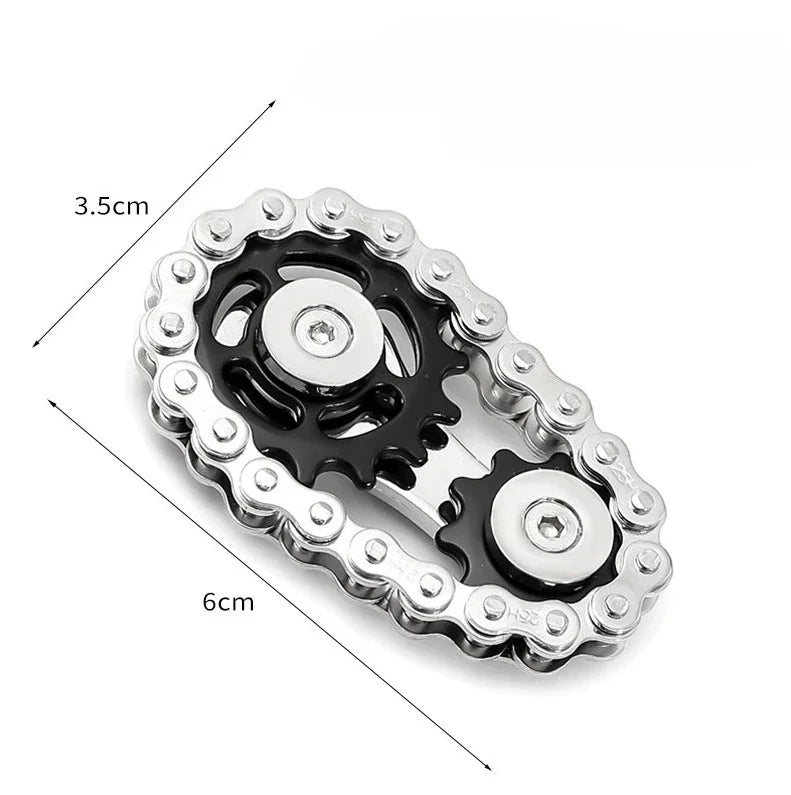 Metal Fidget Spinner Office Desk Toy Stress Relief Gears Hand Spinner for Adults desk decoration home decor Relieve stress relax
