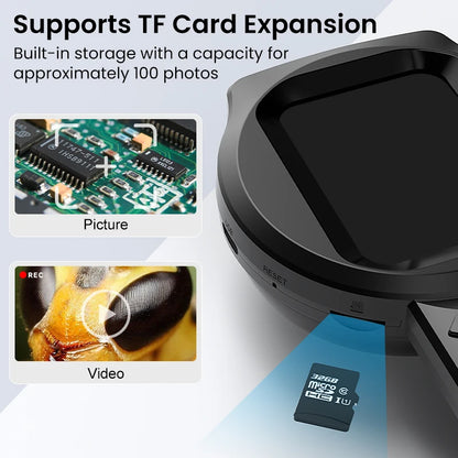 2.8" IPS Digital Magnifier - HD 1080P 100X Portable Microscope with LED Light & Remote Control