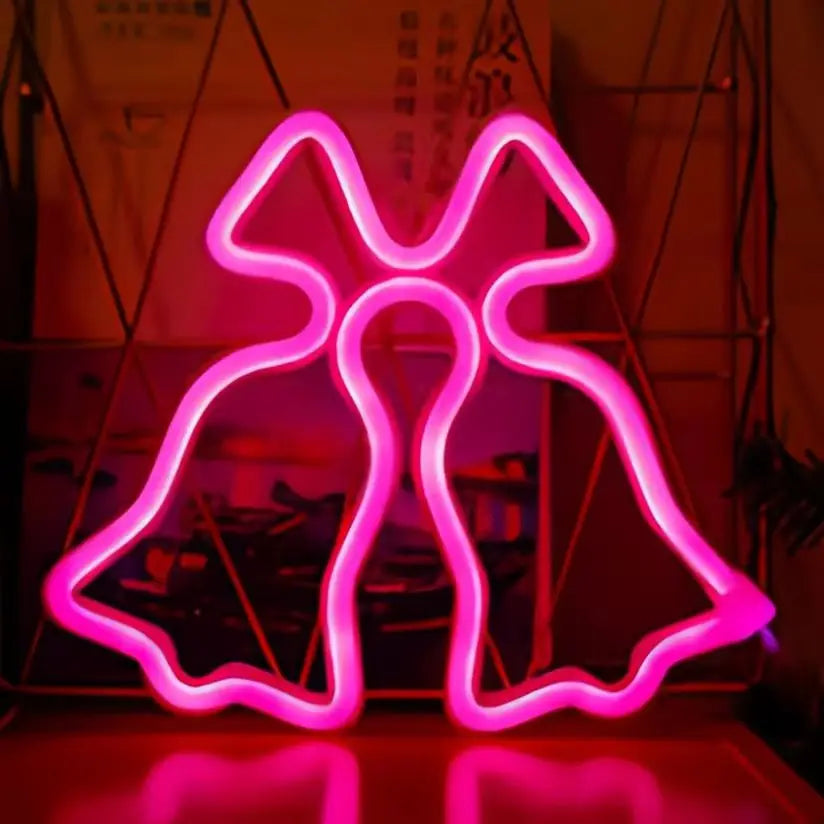 LED Neon Sign Light - Customizable Indoor Decor for Bedroom, Party, Bar & Home
