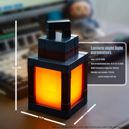My world around the night light with the same pixel lamp bedside LED atmosphere light Creative Lantern charging clap light