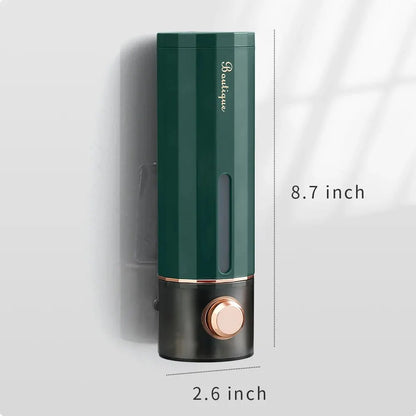 450ml Press-Type Wall Mounted Soap Dispenser – Leak-Proof Refillable Shampoo & Body Wash Bottle