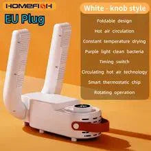 BAMİR Quick Heat Shoe Dryer - Intelligent Timer Foldable Boot & Shoe Warmer with Antibacterial Deodorization