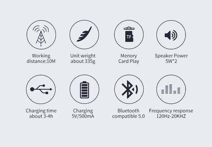 2025 Portable Bluetooth Speaker TG117 – Deep Bass, Waterproof, TWS Stereo Surround
