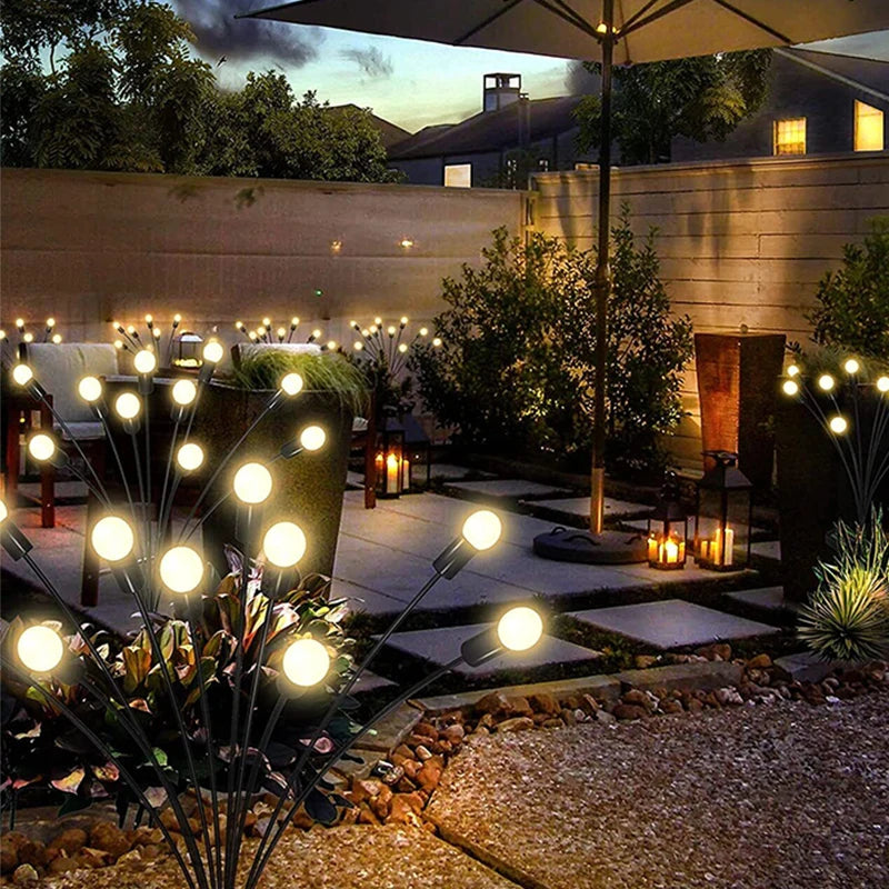 Solar Firefly Garden Lights - Waterproof LED Outdoor Decorative Lights