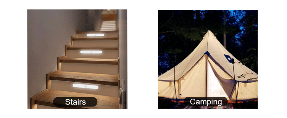 Willed™ UltraBright Motion Sensor Cabinet Light — Wireless Rechargeable LED Bar | 60 LEDs | Auto-On Motion Detection | USB Fast Charge | Perfect for Kitchen, Closet & Home Lighting