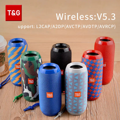 2025 Portable Bluetooth Speaker TG117 – Deep Bass, Waterproof, TWS Stereo Surround