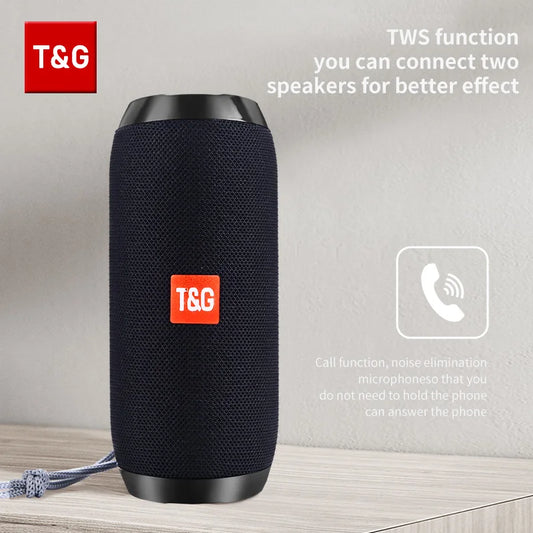 2025 Portable Bluetooth Speaker TG117 – Deep Bass, Waterproof, TWS Stereo Surround