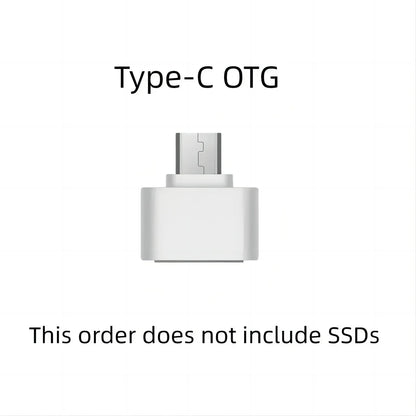 Portable SSD External Hard Drive - High Speed USB 3.1 Type-C Storage Device (1TB-256TB)