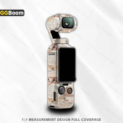 Camera Waterproof Full Body Sticker Kit Anti-Scratch Protective Film Colorful PVC Decal Accessories For OSMO Pocket 3