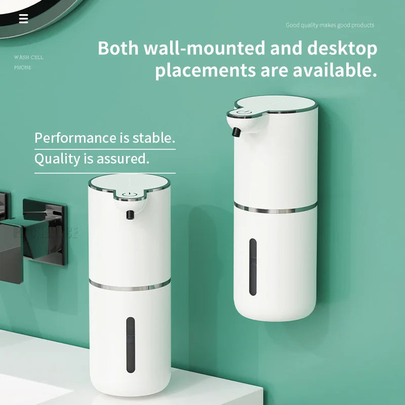 Automatic Touchless Foam Soap Dispenser – USB Rechargeable | 380ml Smart Sensor Foam Machine